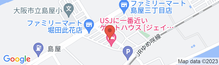 シンプルハートホテル大阪の地図