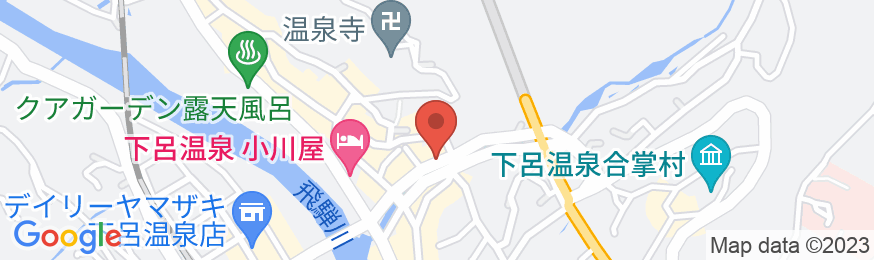 下呂温泉 下呂ロイヤルホテル雅亭の地図