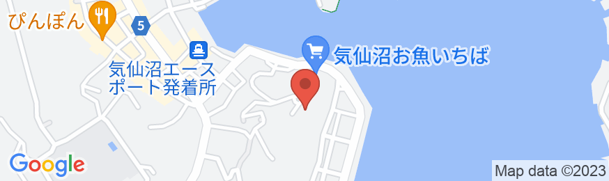 気仙沼プラザホテルの地図
