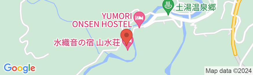 土湯温泉 ホテル山水荘の地図