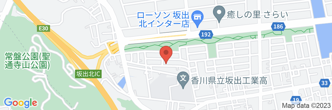 旅館 久米ひまわり荘の地図