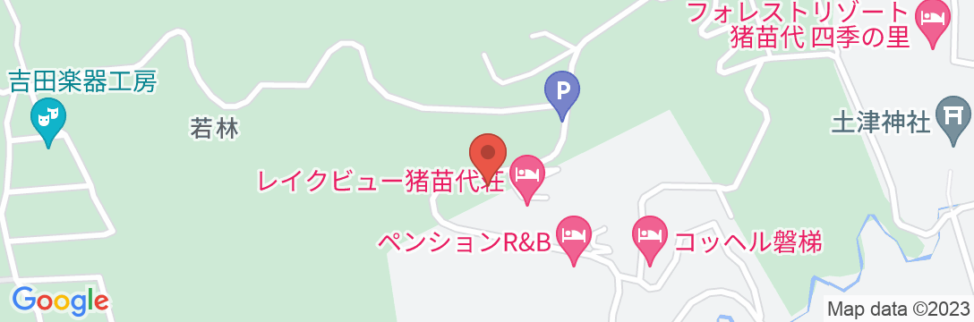 ペンションKOGETSUの地図
