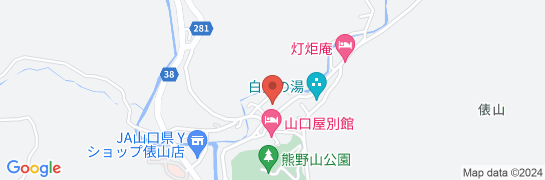 俵山温泉 泉屋旅館の地図