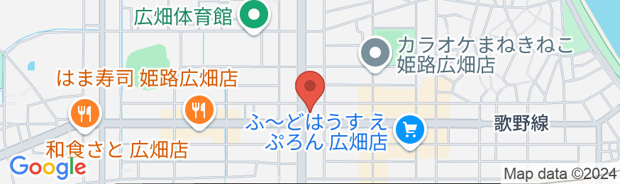 ビジネスホテル くろがね旅館の地図