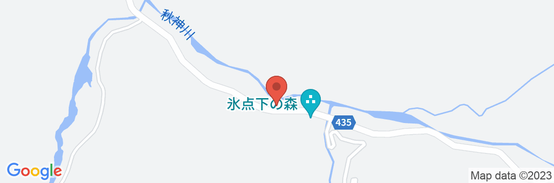 秋神温泉旅館の地図