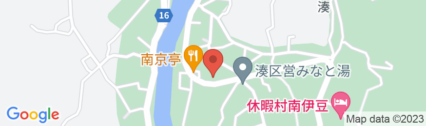 南伊豆 弓ヶ浜温泉 紺屋荘の地図