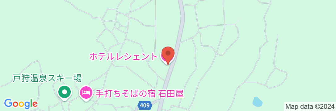 ホテル レシェントの地図