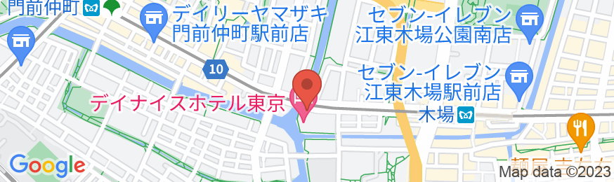 デイナイスホテル東京の地図