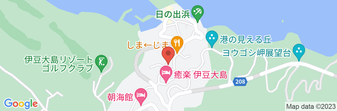 民宿 稲本 <大島>の地図