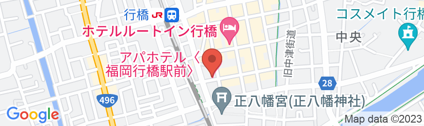 アパホテル〈福岡行橋駅前〉の地図
