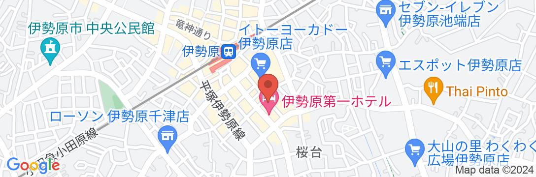 アパホテル〈伊勢原駅前〉の地図
