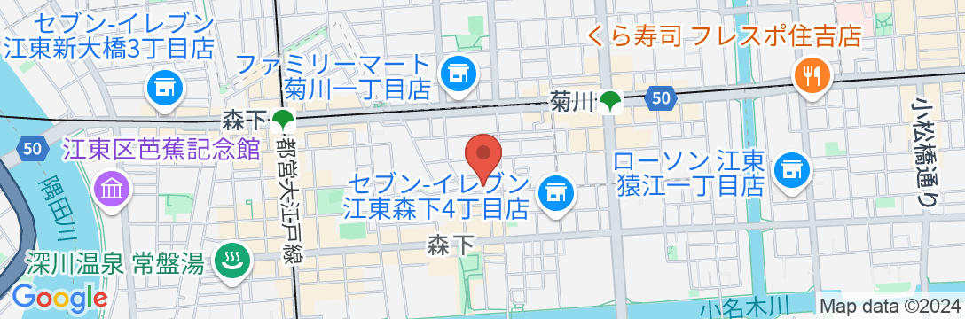 ビジネスホテル レガートの地図