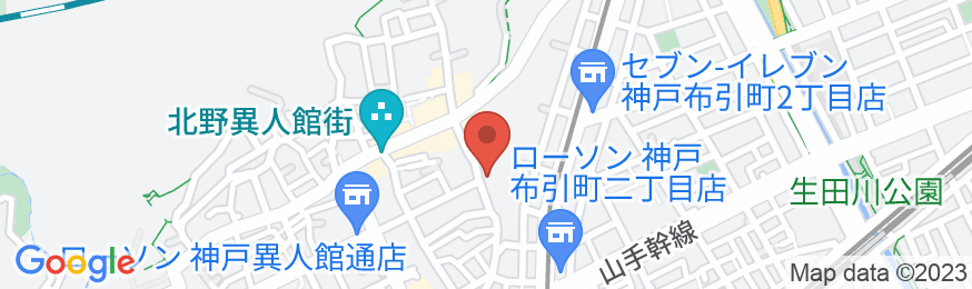 ホテル北野プラザ 六甲荘の地図
