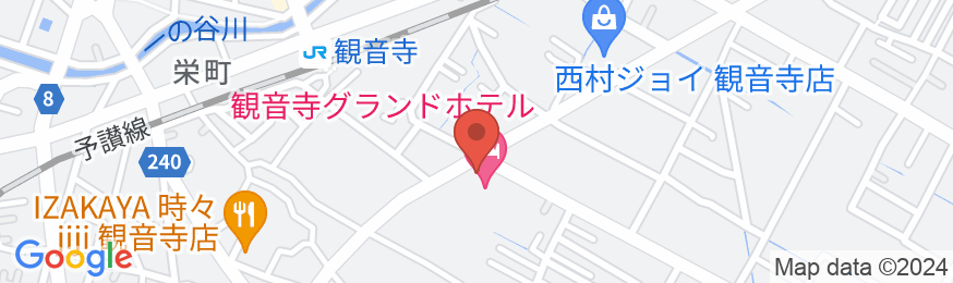 観音寺グランドホテルの地図