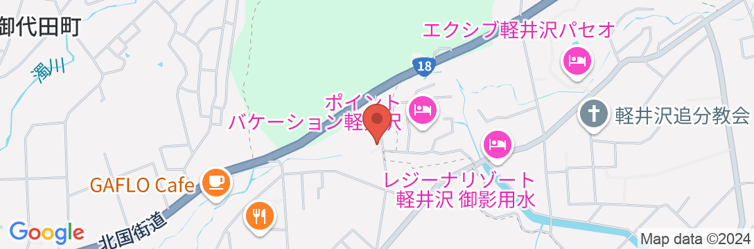 民宿 かじかの地図