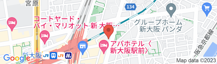ヴィアイン新大阪(JR西日本グループ)の地図