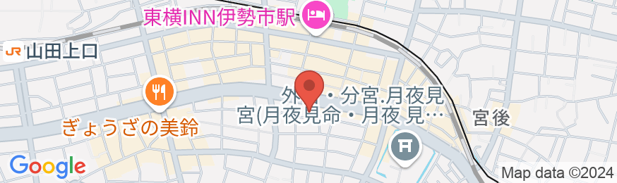 伊勢戸田家 料庵の地図