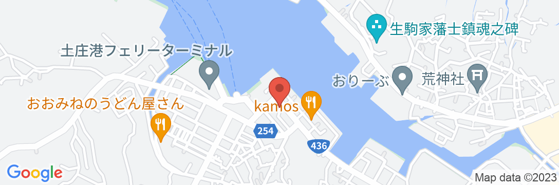 岡田長栄堂 大師の宿 <小豆島>の地図