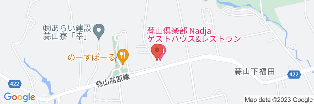 森のガーデン 蒜山倶楽部Nadjaの地図