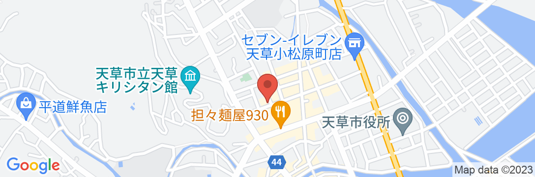 松屋旅館<熊本県>の地図