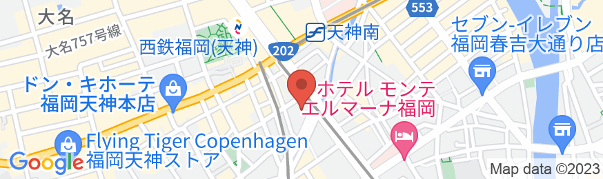 リッチモンドホテル福岡天神の地図