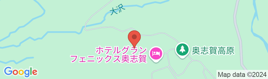 奥志賀高原ブルーエの地図