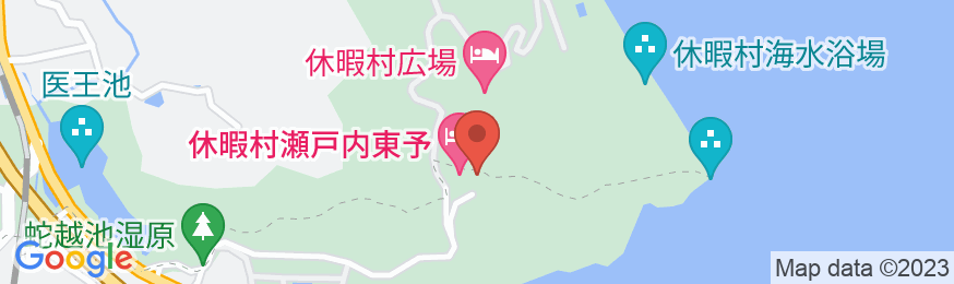 休暇村 瀬戸内東予の地図