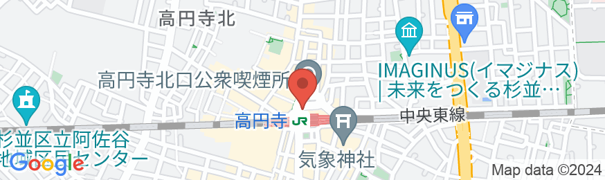 JR東日本ホテルメッツ高円寺の地図