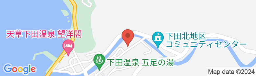 下田温泉 湯本の荘 夢ほたるの地図