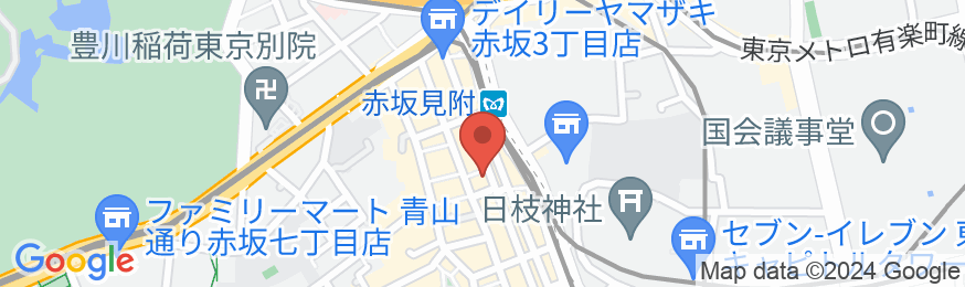 赤坂グランベルホテルの地図