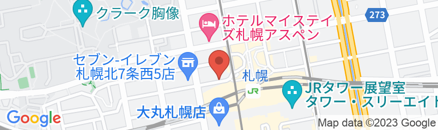 ホテルルートイン 札幌駅前北口の地図