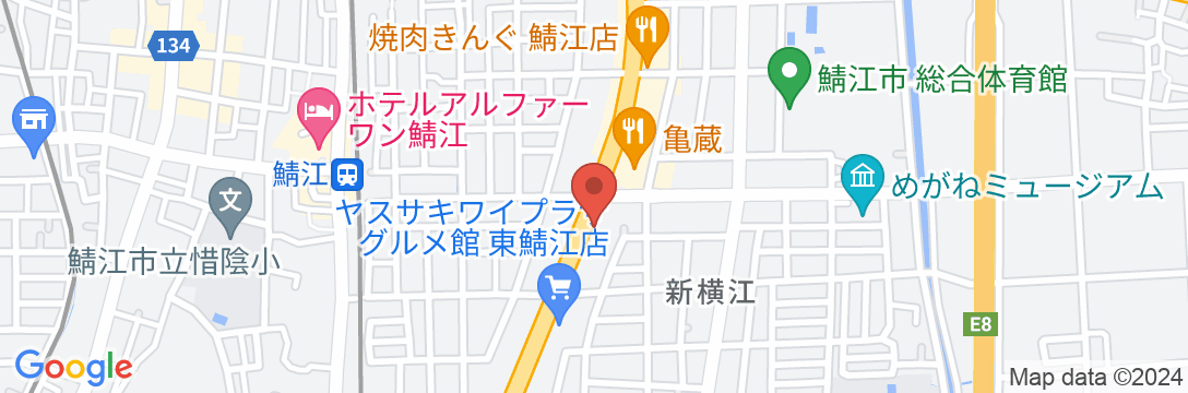 鯖江第一ホテルの地図