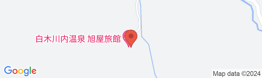 白木川内温泉 旭屋旅館の地図