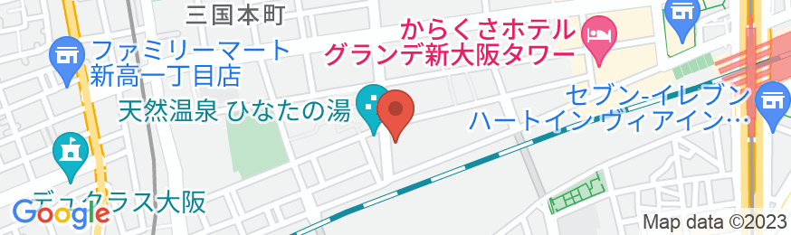 大阪ガーデンパレスの地図