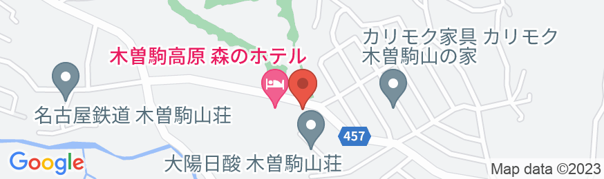 木曽駒高原 森のホテル<長野県>の地図