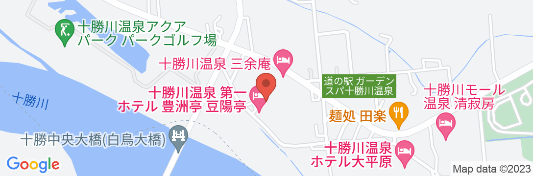 十勝川温泉 第一ホテルの地図