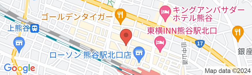 イーホテル熊谷の地図