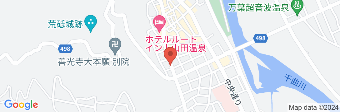 戸倉上山田温泉旅館 やすらぎの宿 旬樹庵 若の湯の地図