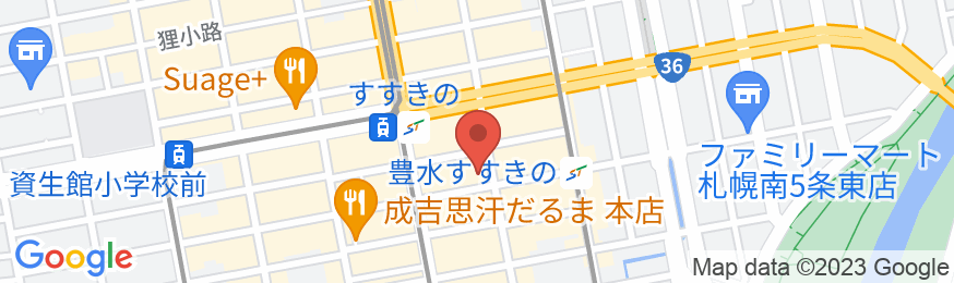 ANAホリデイ・イン札幌すすきのの地図