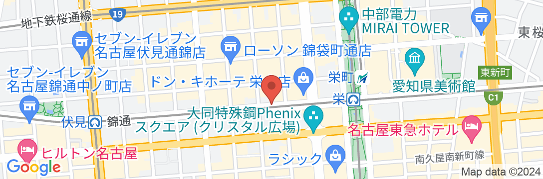 東京第一ホテル錦の地図