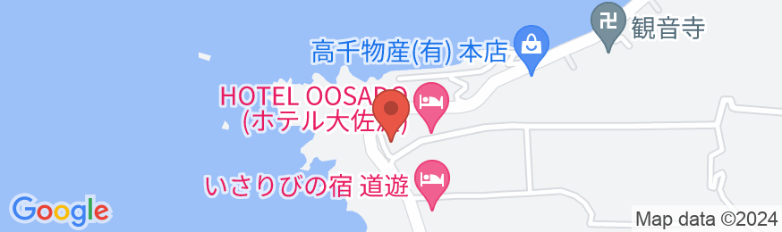 HOTEL OOSADO(ホテル大佐渡)<佐渡島>の地図