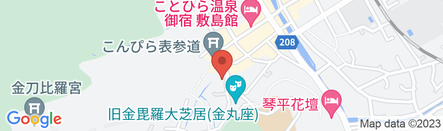 こんぴら温泉 琴平グランドホテル 桜の抄の地図