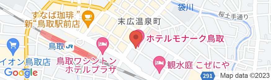 ホテルモナーク鳥取の地図