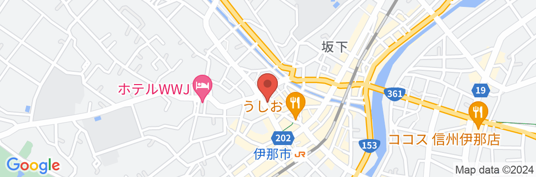 ホテル青木<長野県>の地図