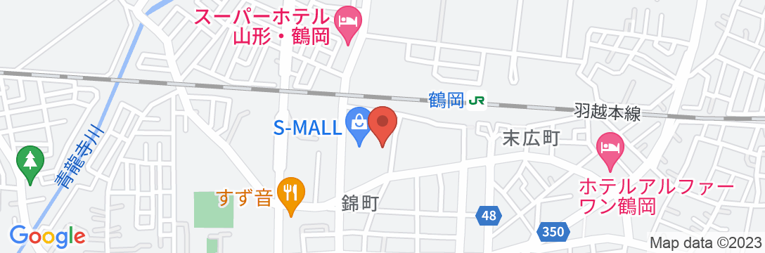 東京第一ホテル鶴岡の地図