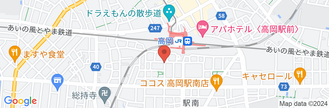 スマイルホテル高岡駅前の地図