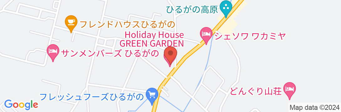 Holiday House グリーンガーデンの地図
