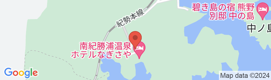 勝浦温泉 ホテルなぎさやの地図
