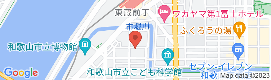 ワカヤマ第2冨士ホテルの地図