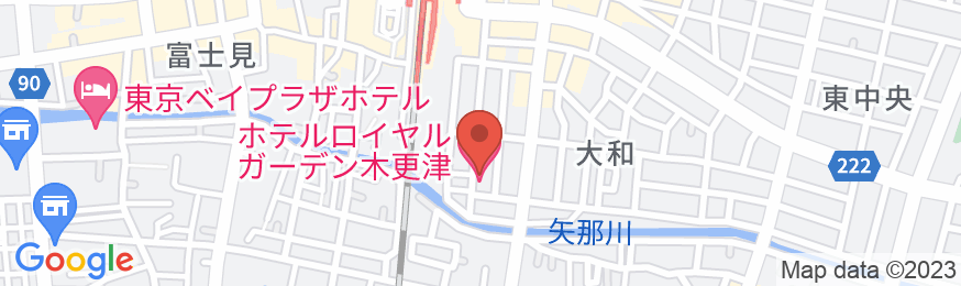 ホテルロイヤルガーデン木更津の地図